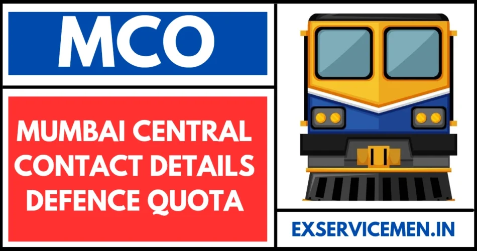 Mco Mumbai central contact details