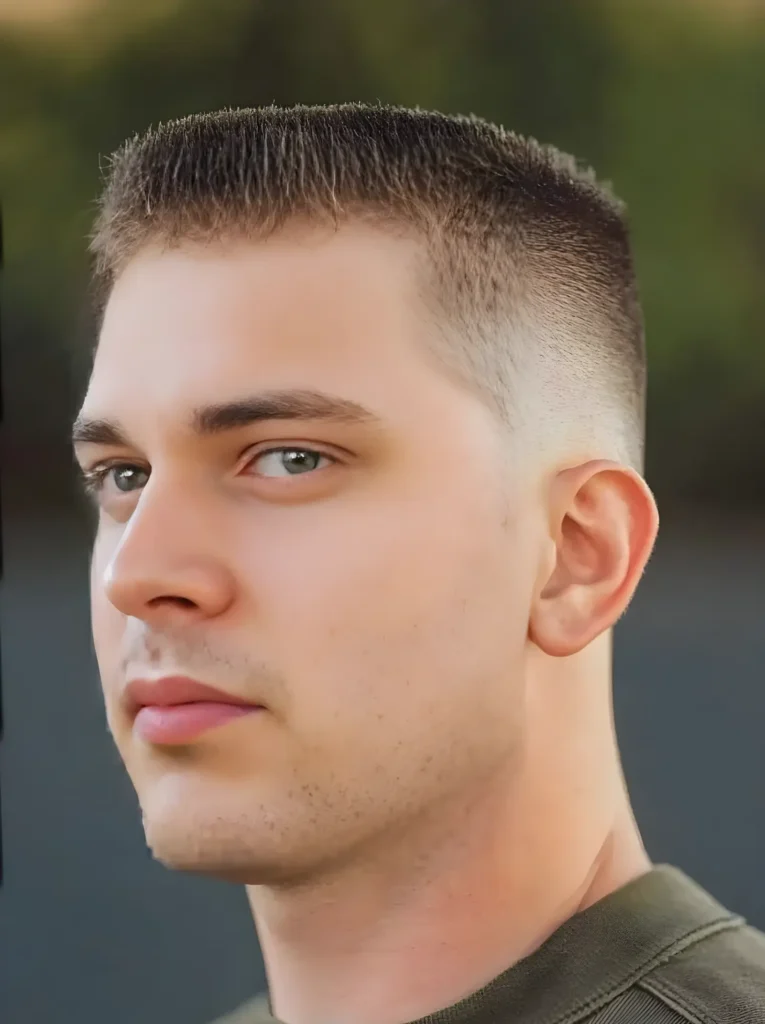 flat top military haircut