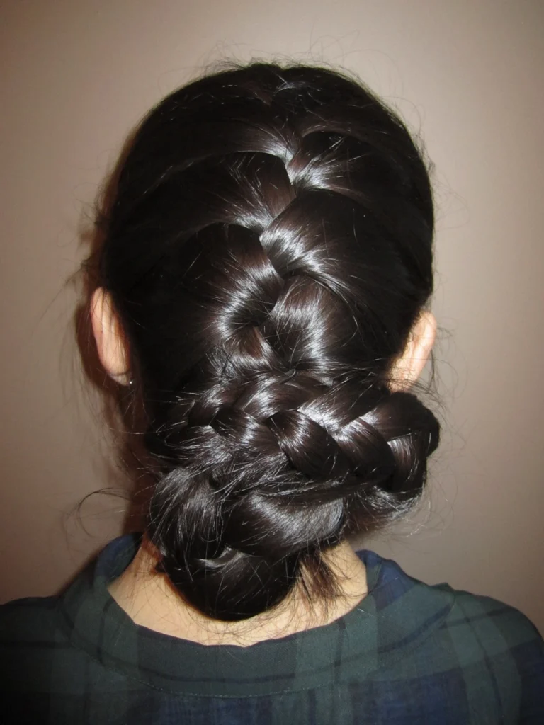 french braid military hairstyle 