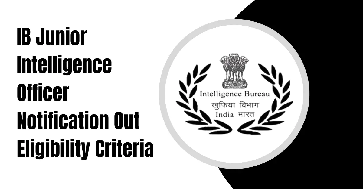 intelligence bureau jio recruitment