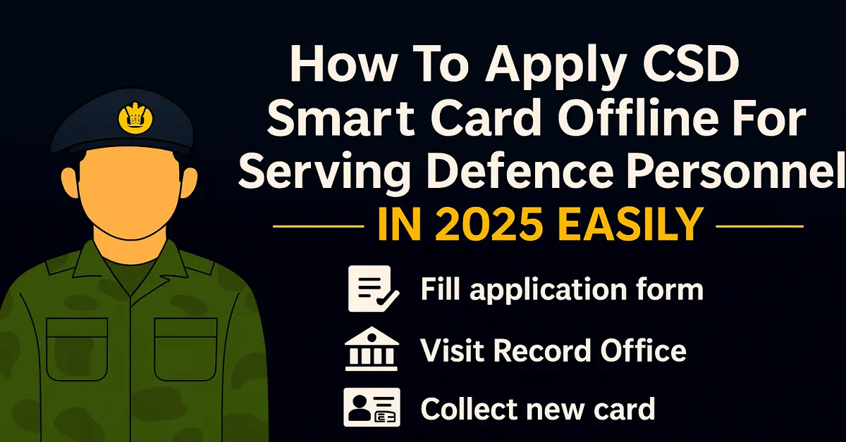 apply csd smart card offline