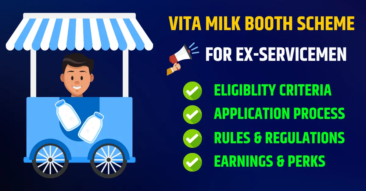 Vita Milk Booth scheme for exservicemen in Haryana
