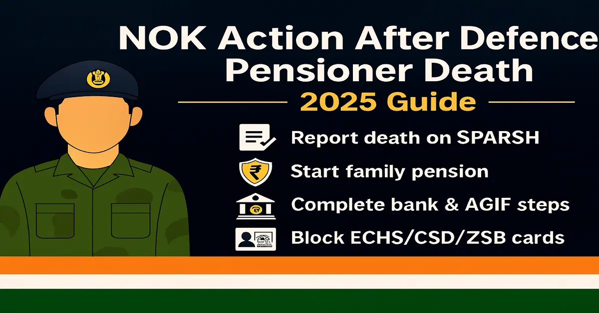 nok action after defence pensioner death