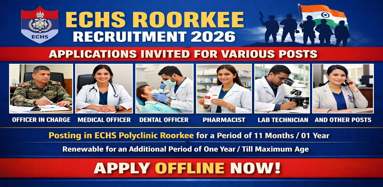 echs roorkee recruitment