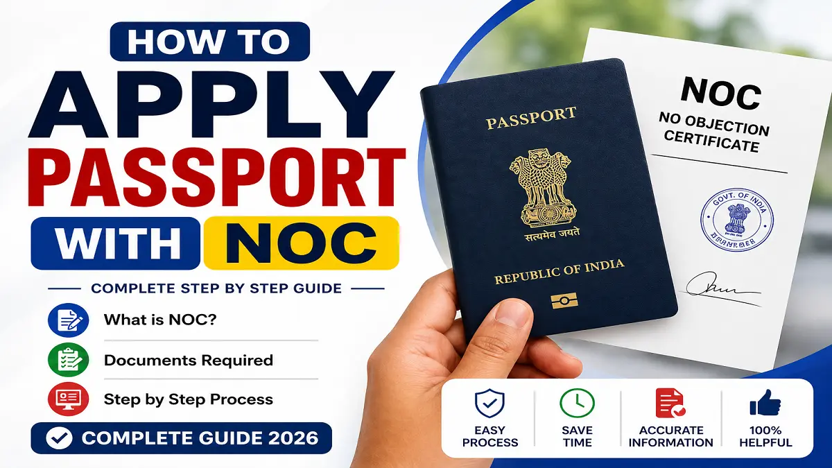 apply passport with noc