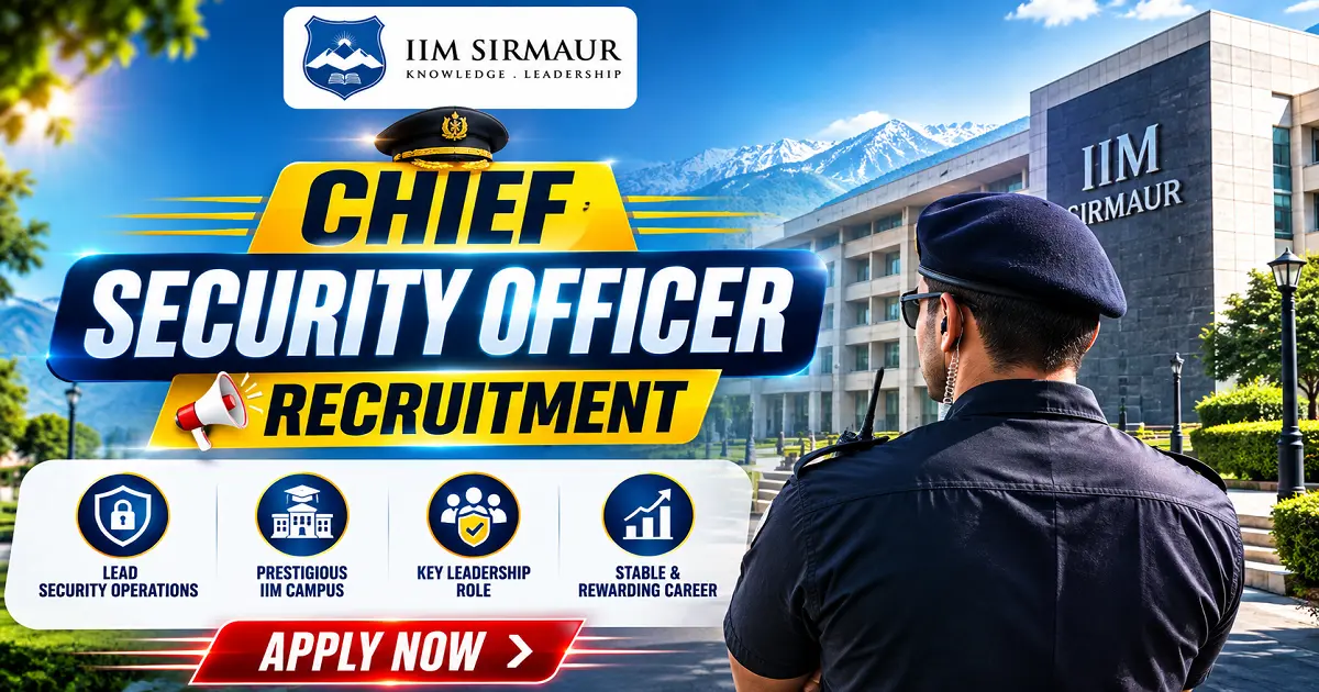 IIM SIRMAUR RECRUITMENT