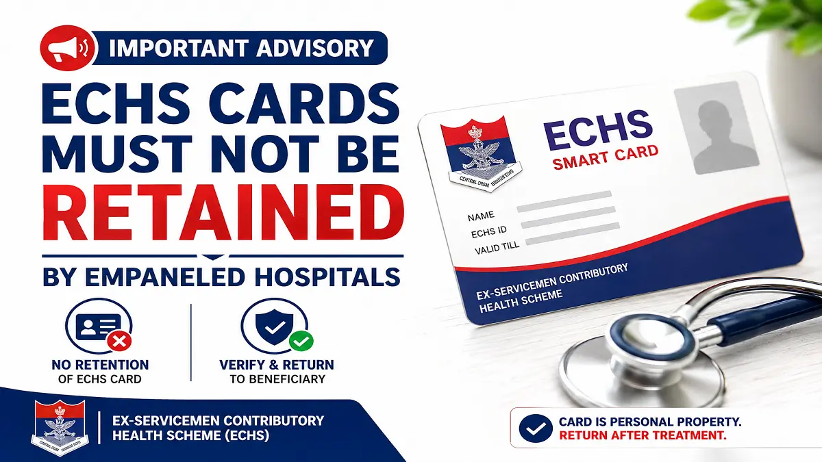 echs card retention by hospitals